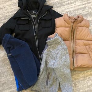 Toddler boy jacket/coat bundle